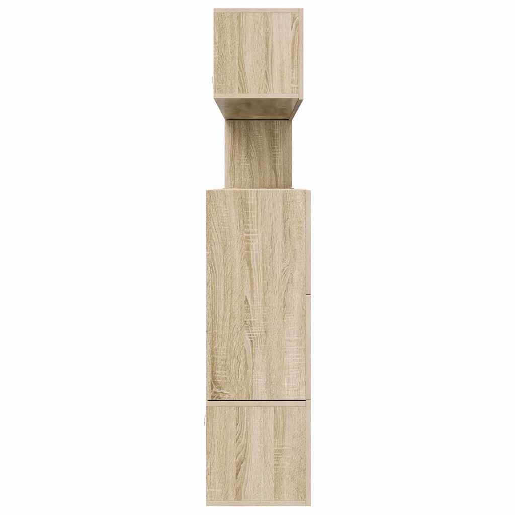 vidaXL 10 Piece TV Cabinet Set Sonoma Oak Engineered Wood 6
