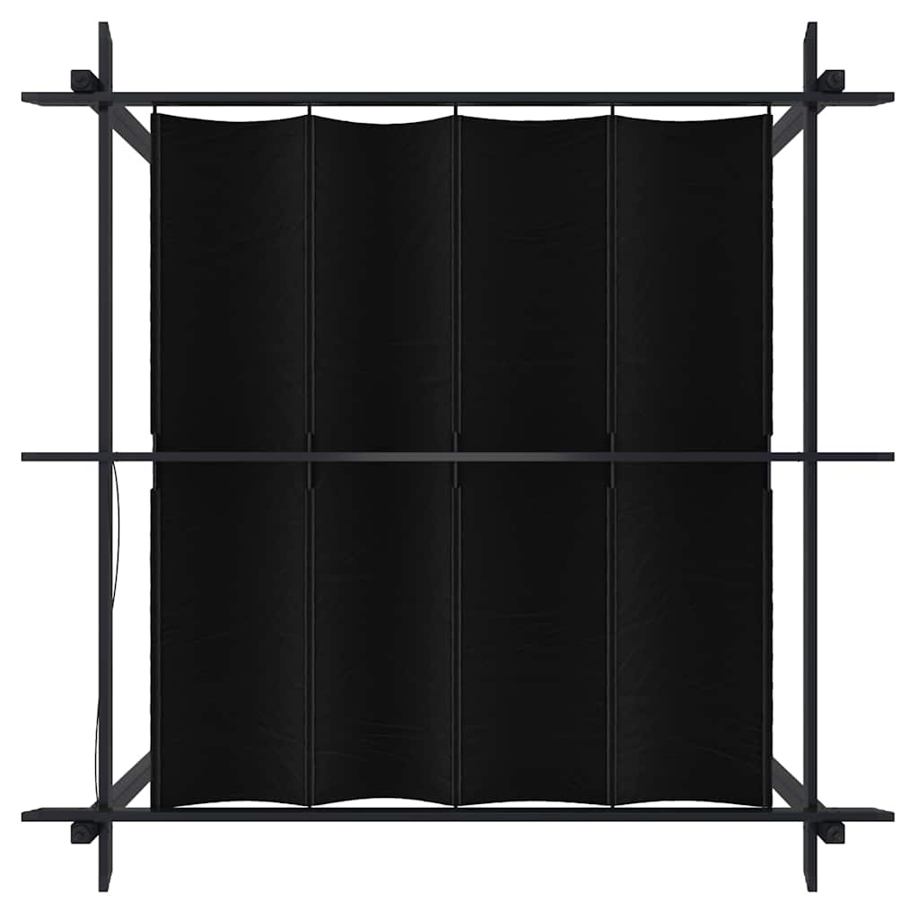 vidaXL Garden Gazebo with Retractable Roof 3x3 m Anthracite 6