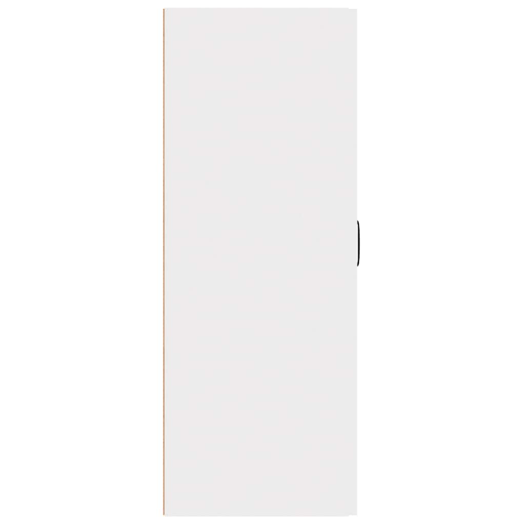 Hanging Cabinet 69,5x34x90 cm Engineered Wood White