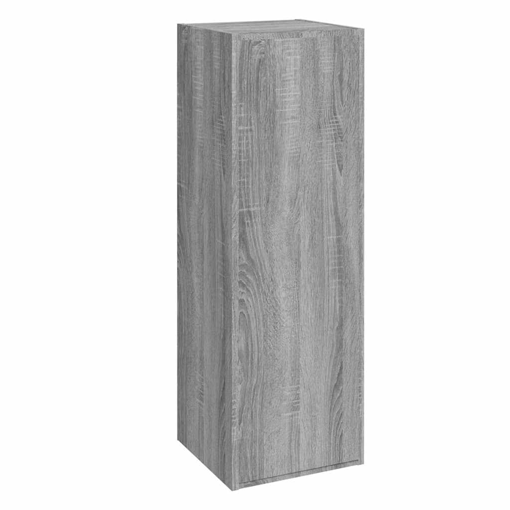 vidaXL 8 Piece TV Cabinet Set Grey Sonoma Engineered Wood 6