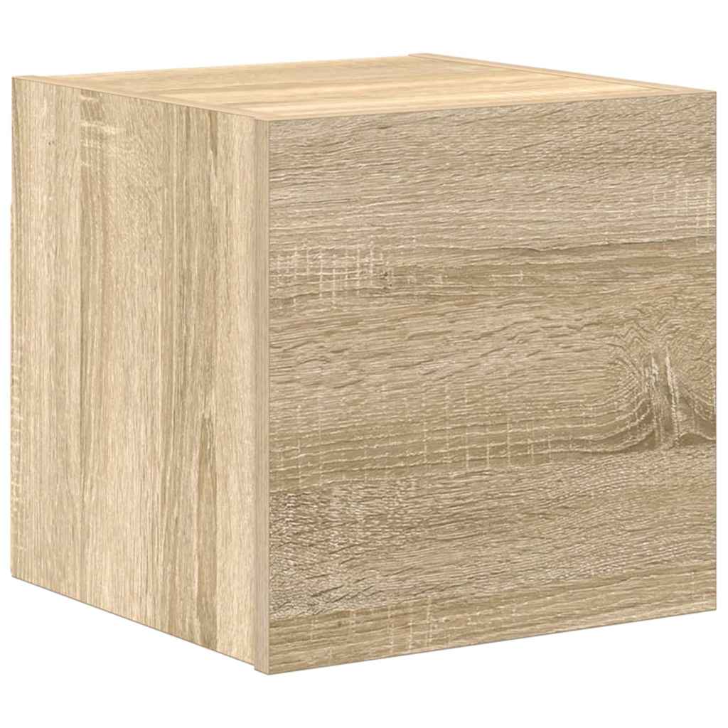 vidaXL 7 Piece TV Cabinet Set Sonoma Oak Engineered Wood 6