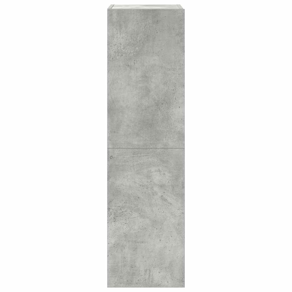 vidaXL 4 Piece TV Cabinet Set Concrete Grey Engineered Wood 6