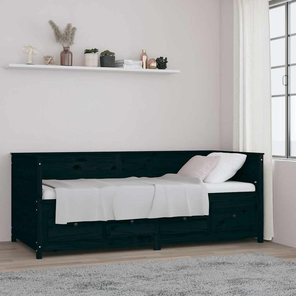 vidaXL Day Bed without Mattress Solid Wood Pine