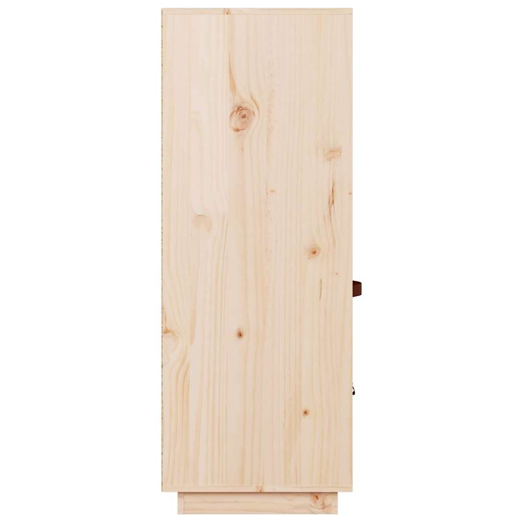 Highboard 67x40x108,5 cm Solid Wood Pine Natural
