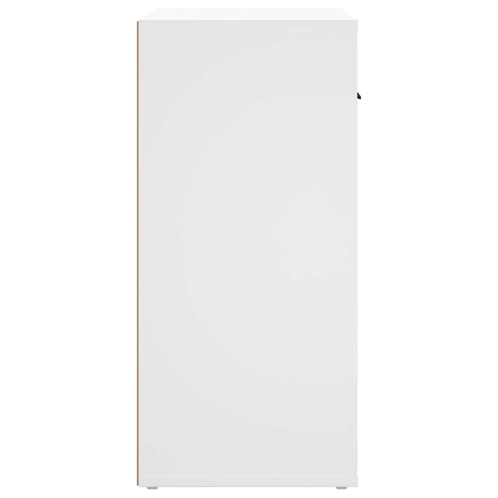 Sideboard 80x33x70 cm Engineered Wood White