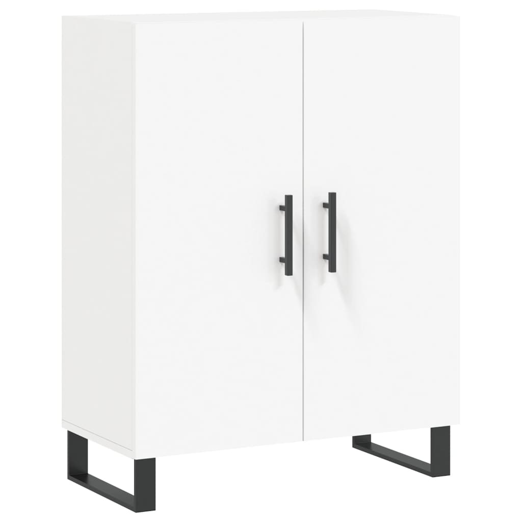 Highboard 69.5x34x180 cm Engineered Wood 2 Doors White