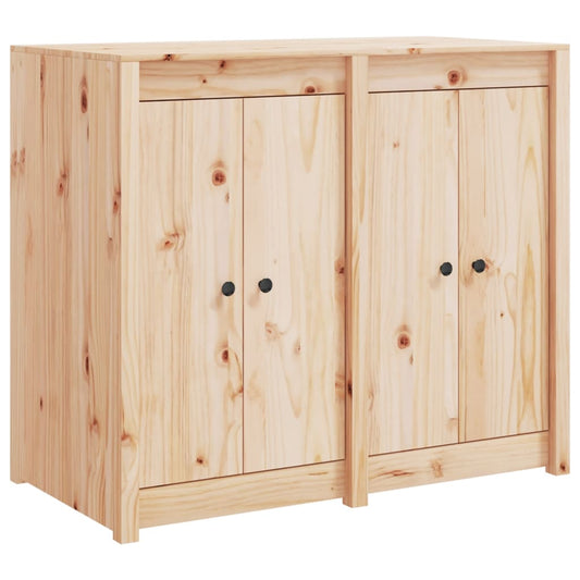 Outdoor Kitchen Cabinet "MEPPEL" Solid Wood Pine Width 106 cm 4 doors