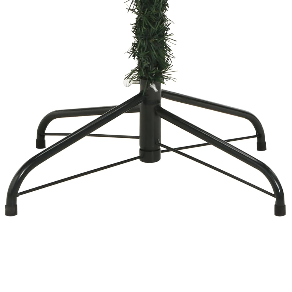 vidaXL Artificial Hinged Christmas Tree with Cones 240 cm 6