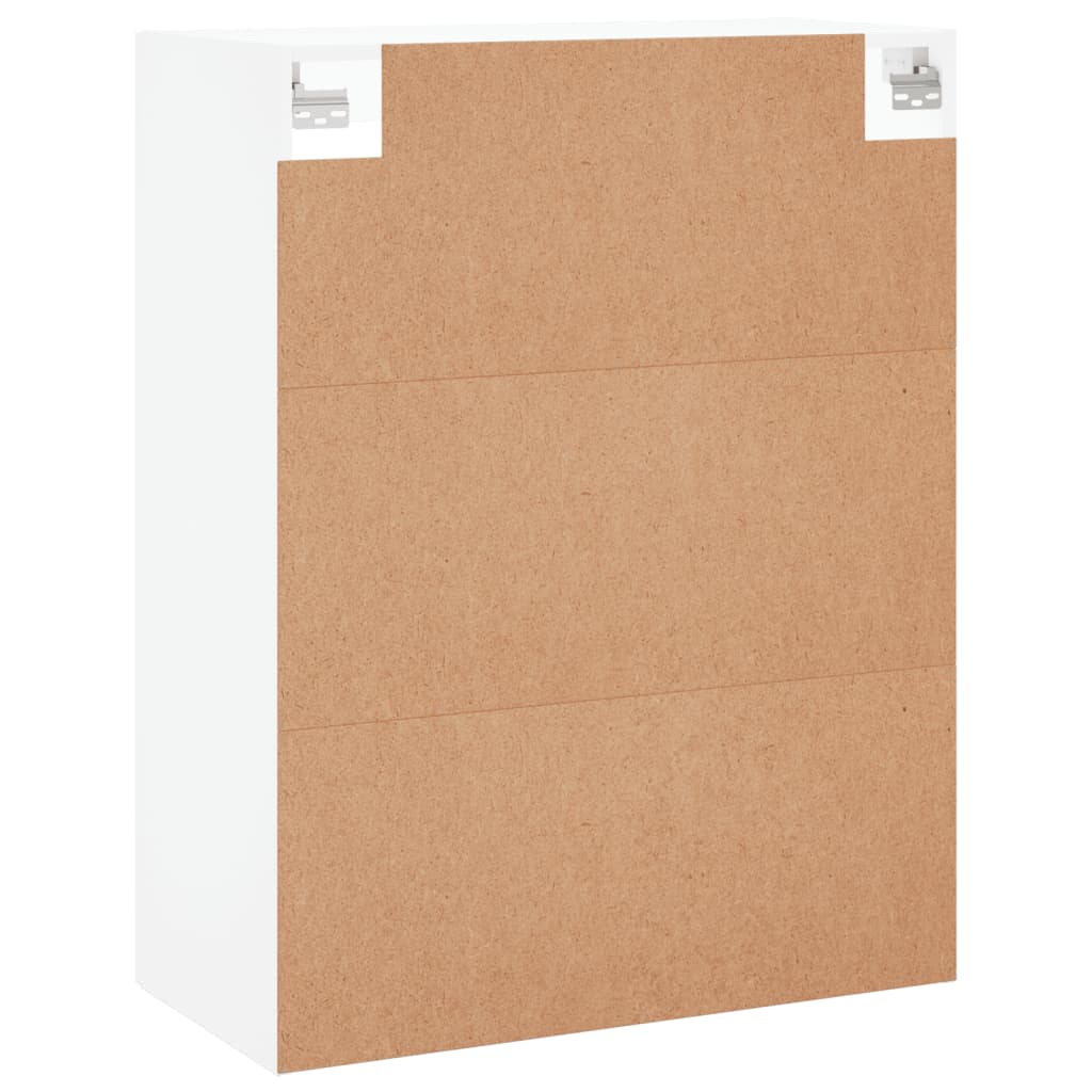 vidaXL Wall Mounted Cabinets 2 pcs White Engineered Wood 6