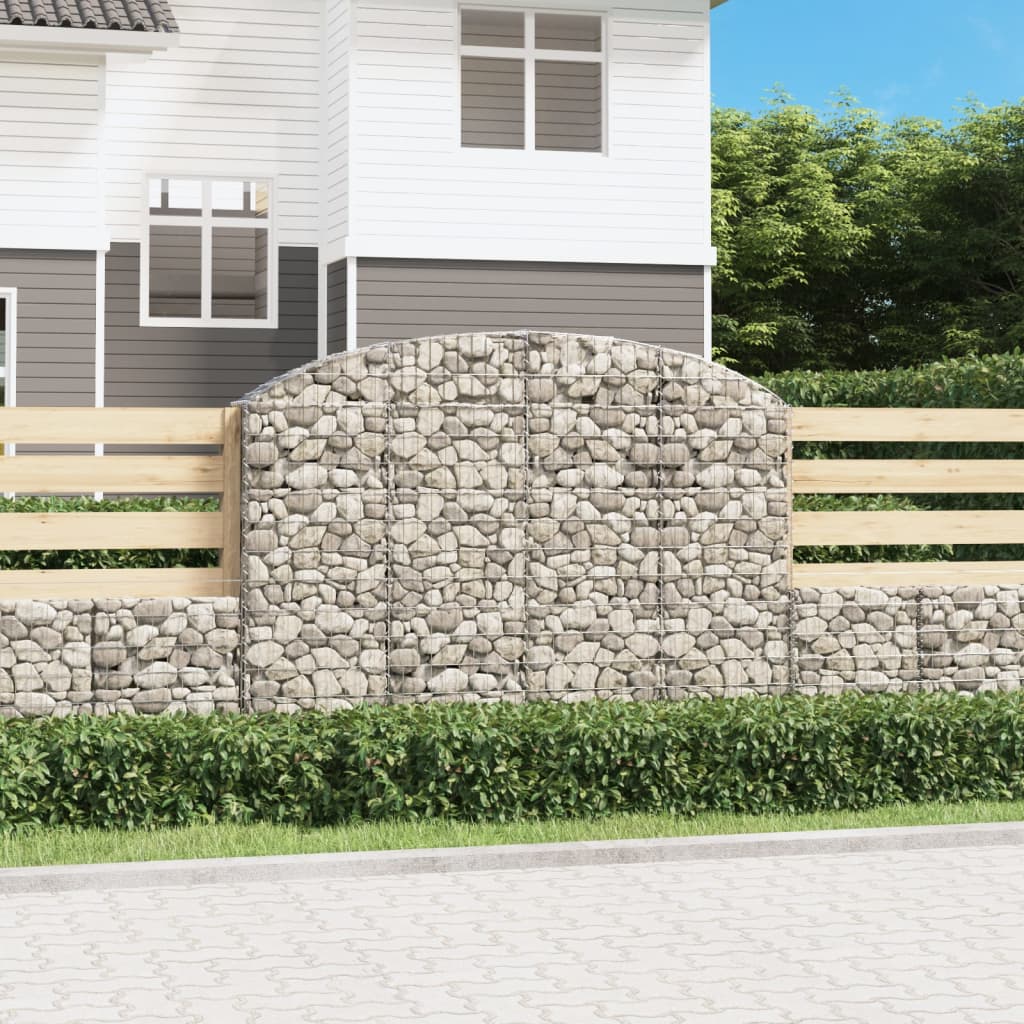 Arched Gabion Basket Galvanised Iron 200 x 30 x 40/60 cm – 200 x 50 x 220/240 cm 200 x 30 x 140/160 cm