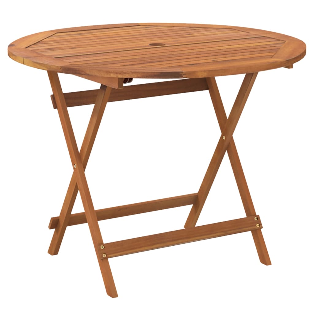 vidaXL 5 Piece Garden Dining Set Solid Wood Acacia 6