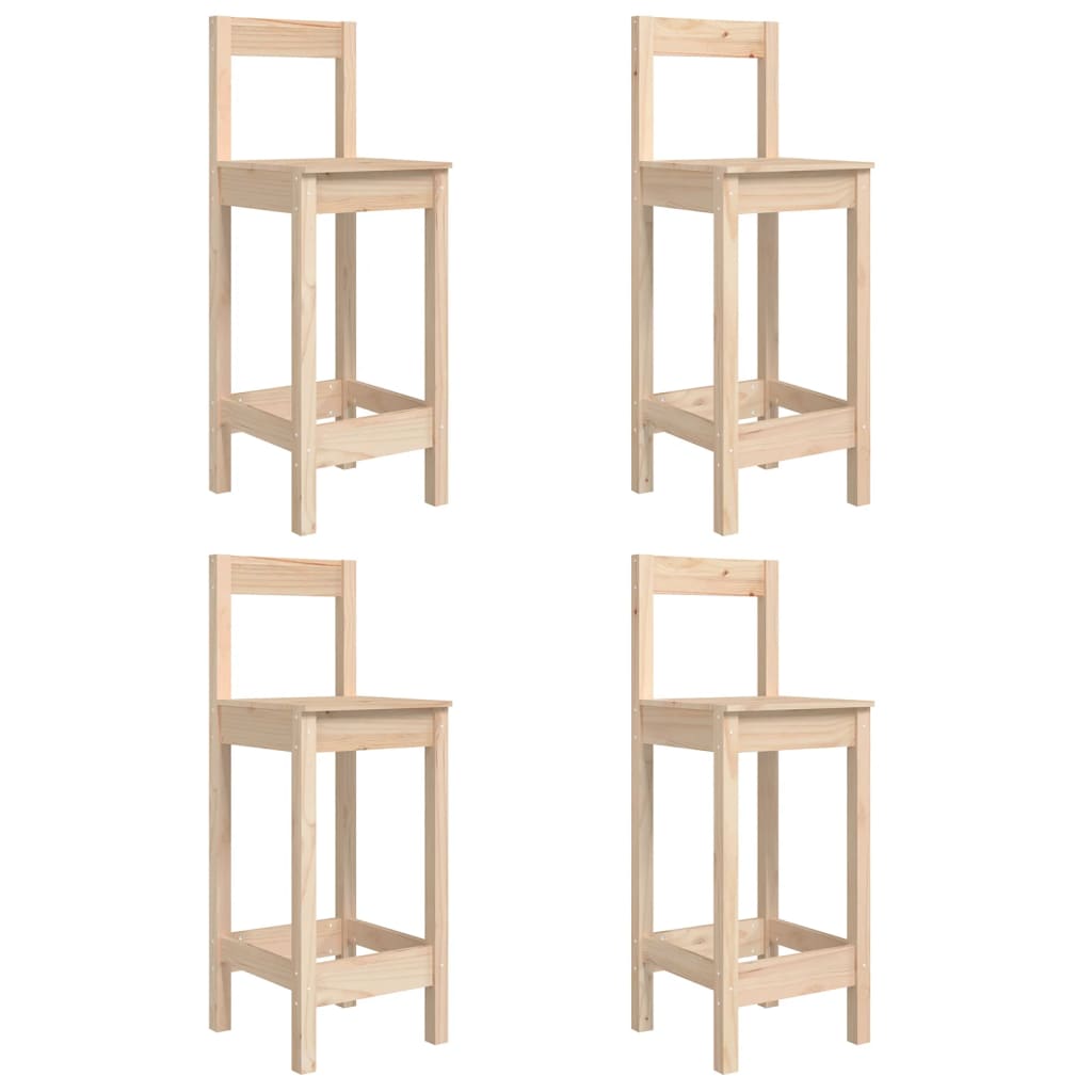 vidaXL 5 Piece Garden Bar Set Solid Wood Pine 6
