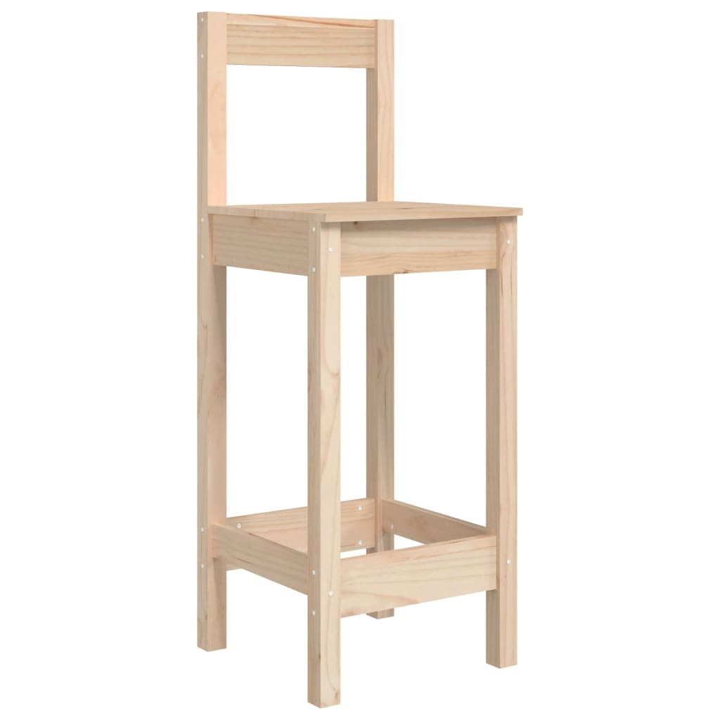 vidaXL 7 Piece Garden Bar Set Solid Wood Pine 6