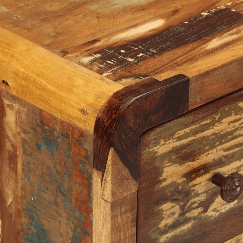 vidaXL Sideboard with 3 Drawers 55x30x70 cm Solid Wood Reclaimed 6