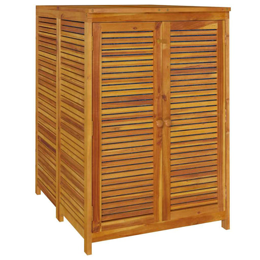 Garden Storage Box Solid Wood Acacia 70 x 87 x 104 cm