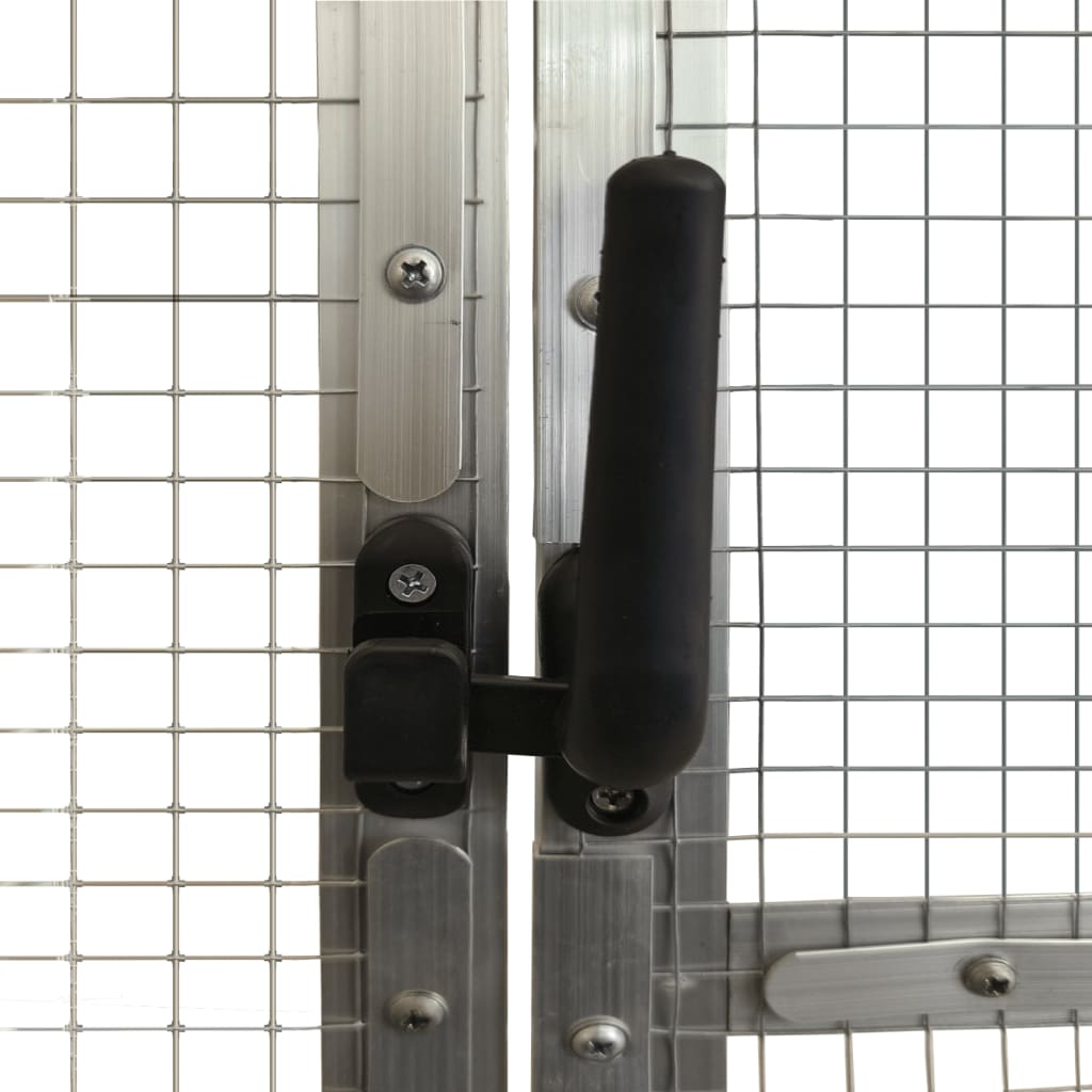 vidaXL Aviary Silver 1,79x3x1,85 m Aluminium 6