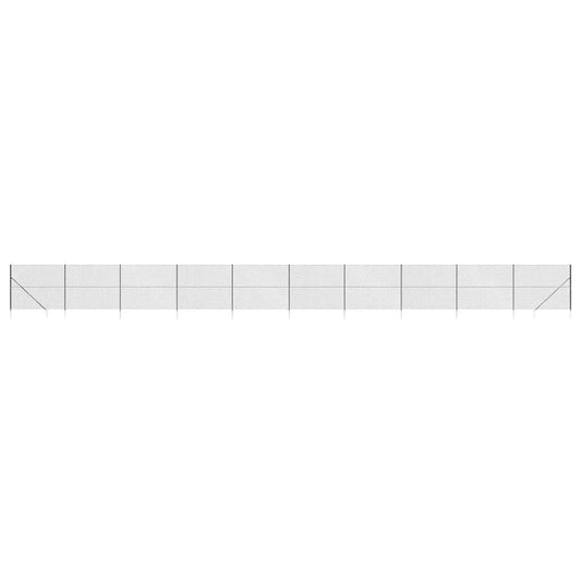 vidaXL Chain Link Fence with Spike Anchors Anthracite 2x25 m 2