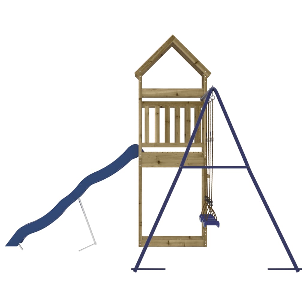 vidaXL Outdoor Playset Impregnated Wood Pine 6