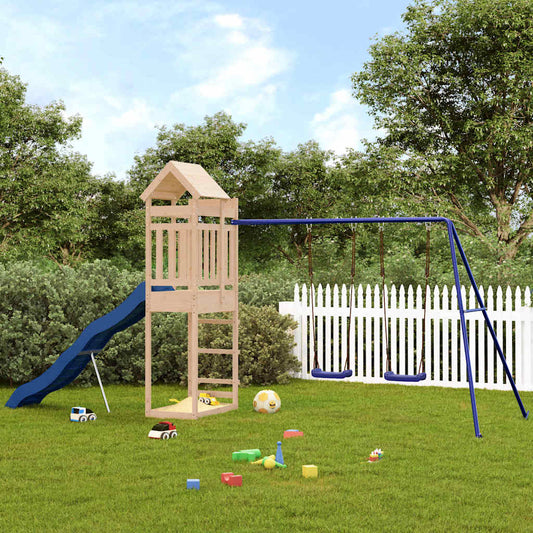 Outdoor Playset Solid Wood Pine Solid pinewood