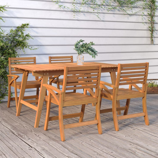 Garden Chairs 58x58x87 cm Solid Wood Acacia 4