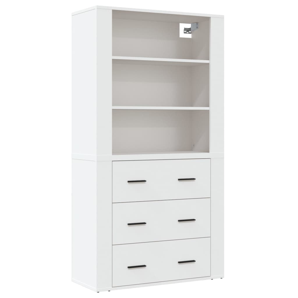 vidaXL Highboard White Engineered Wood 6