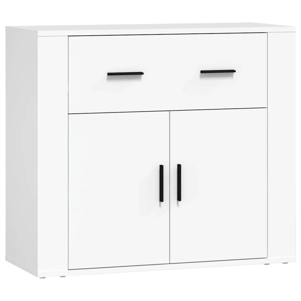 vidaXL Sideboards 3 pcs White Engineered Wood 6