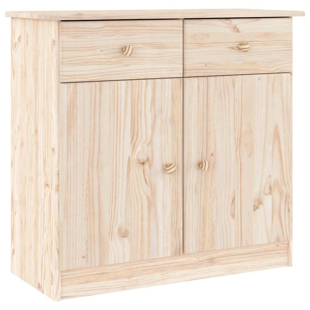 vidaXL Highboard ALTA 77x35x165 cm Solid Wood Pine 6