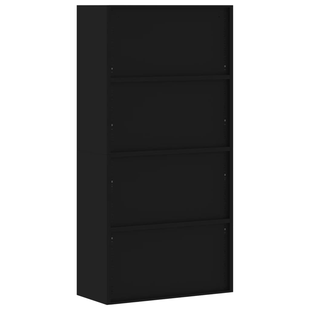 vidaXL File Cabinet Black 90x40x180 cm Steel 6