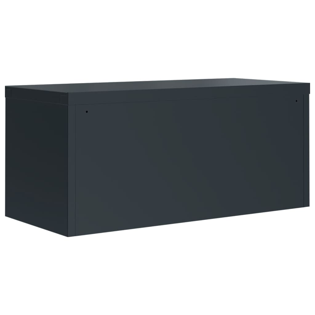vidaXL File Cabinet Anthracite 90x40x110 cm Steel 6