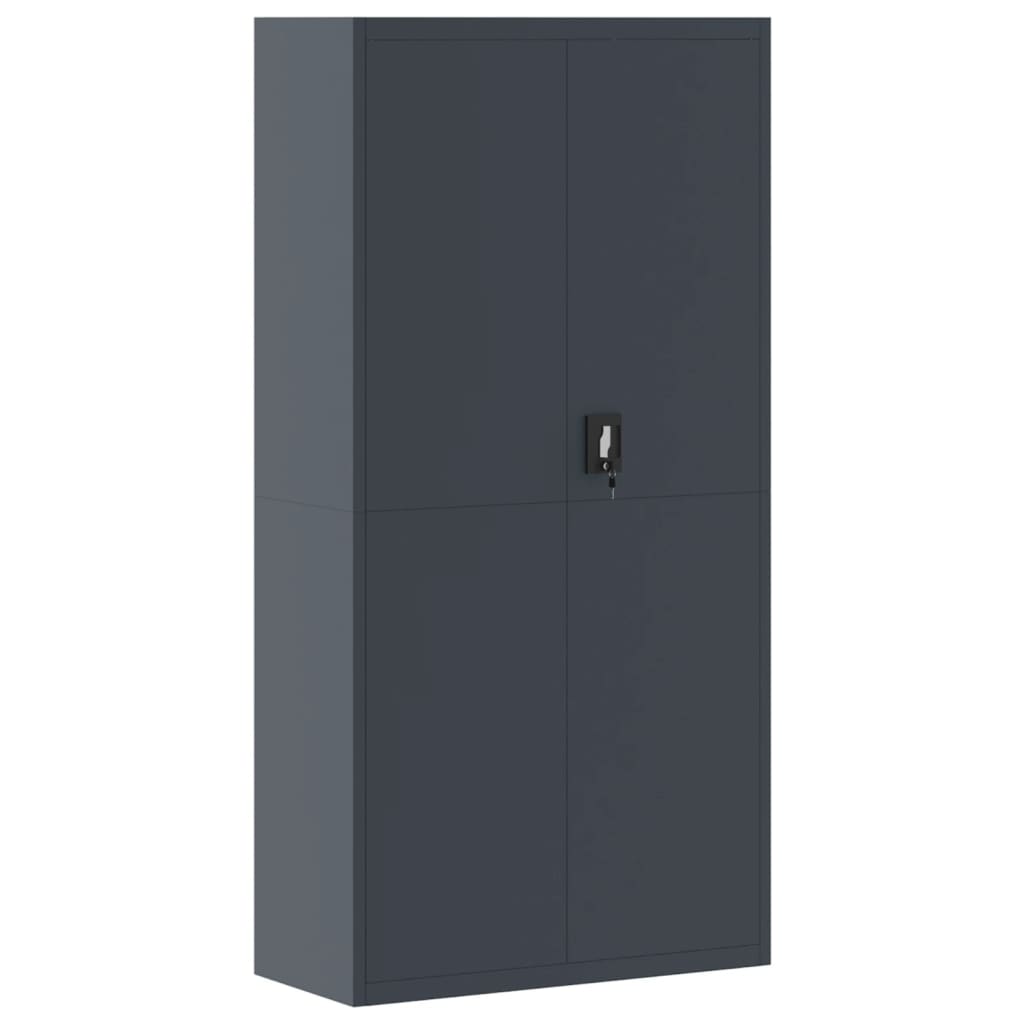 vidaXL File Cabinet Anthracite 90x40x220 cm Steel 6