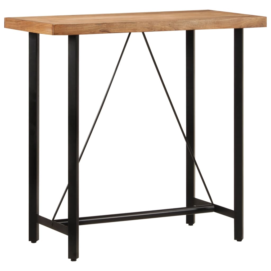 vidaXL Bar Table Solid Acacia Wood