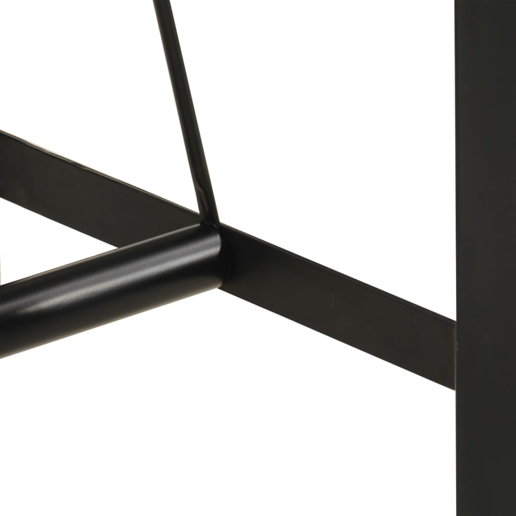 vidaXL Bar Table 150x70x107 cm Solid Wood Acacia and Iron 6