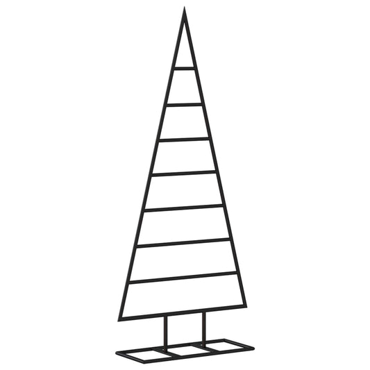 Metal Christmas Tree KUOPIO Steel without LED Black 125 cm