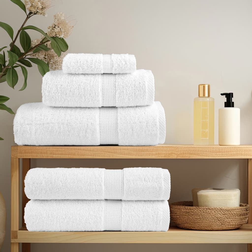 Premium Shower Towels SOLUND 70x140 cm 600 gsm 4 pcs White