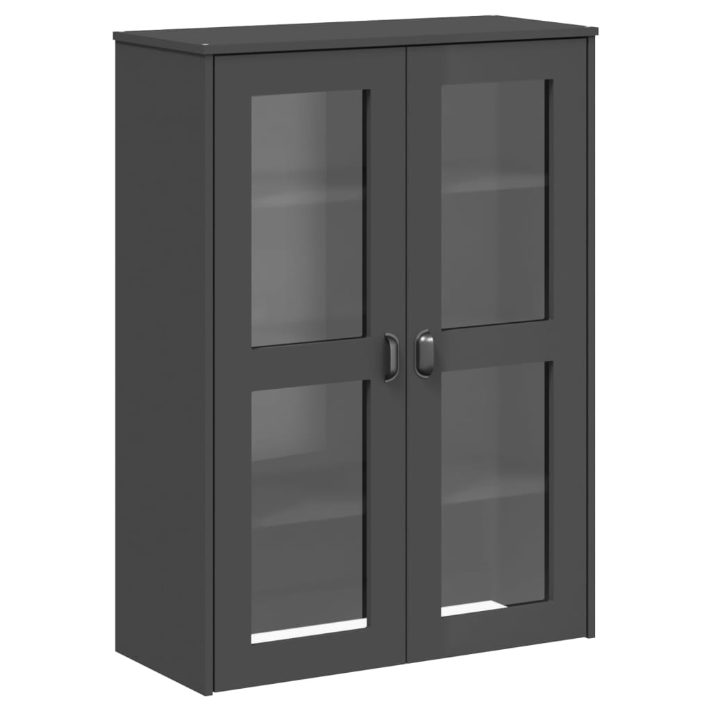 vidaXL Highboard "VIKEN" Anthracite Grey 80x40x190 cm Solid Wood Pine 6