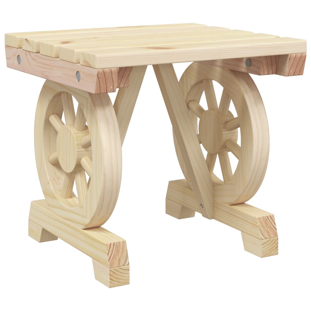 vidaXL 3 Piece Garden Lounge Set Solid Wood Fir 6