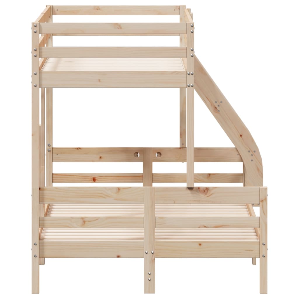 vidaXL Bunk Bed without Mattress 80x200/120x200 cm Solid Wood 6