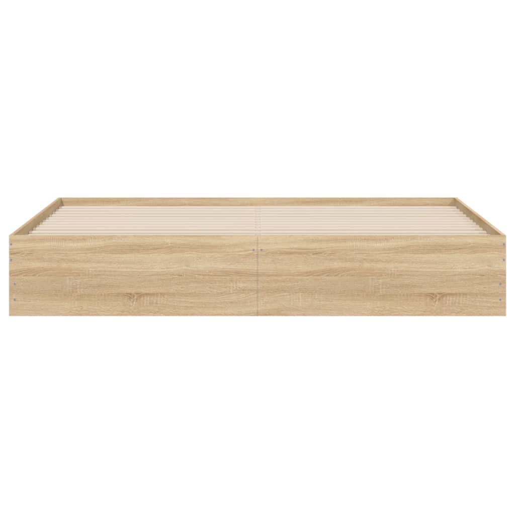 vidaXL Bed Frame with Drawers without Mattress Sonoma Oak 180x200 cm Super King 6