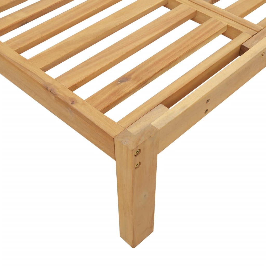 vidaXL Garden Pallet Middle Sofas 2 pcs Solid Wood Acacia 6