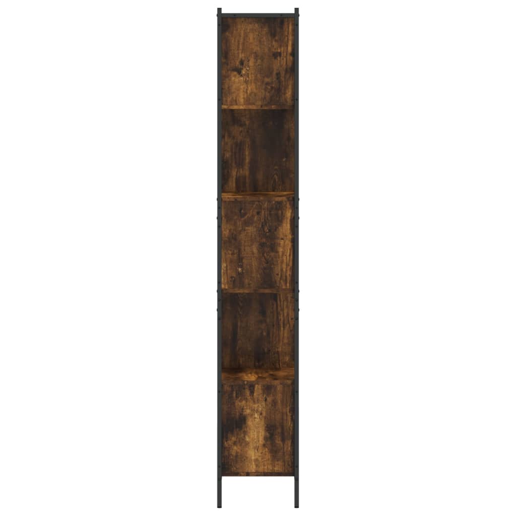 Bookcase 72x28x172 cm Engineered Wood Smoked oak