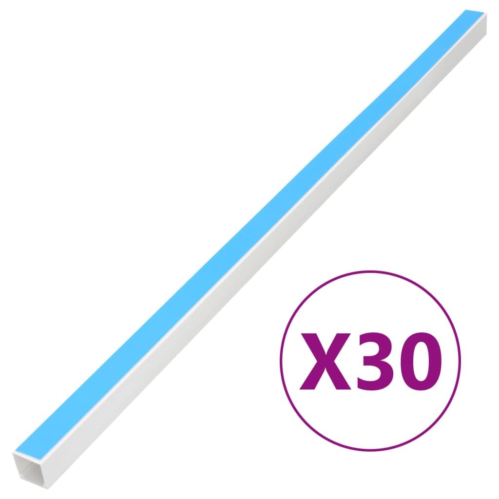 Cable Trunking PVC Self-adhesive 10 x 10 mm – 40 x 40 mm 40 x 40 mm 30 m