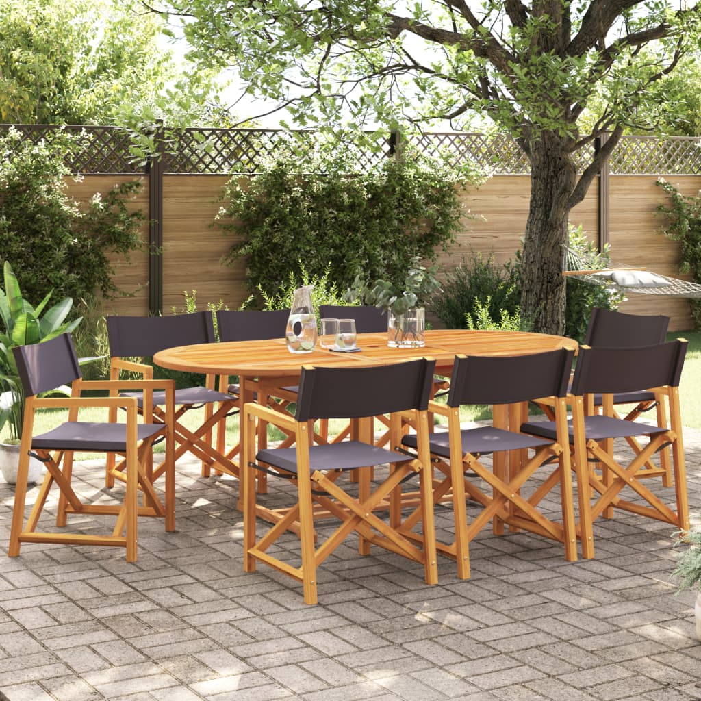 vidaXL Folding Chairs Fabric