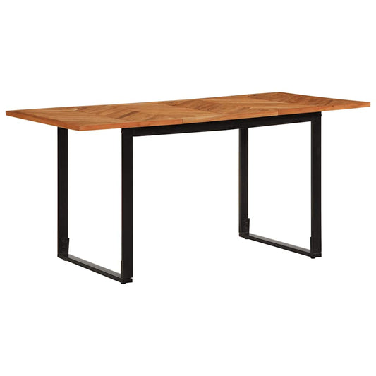 Dining Table Solid Wood Acacia 160 cm 80 cm