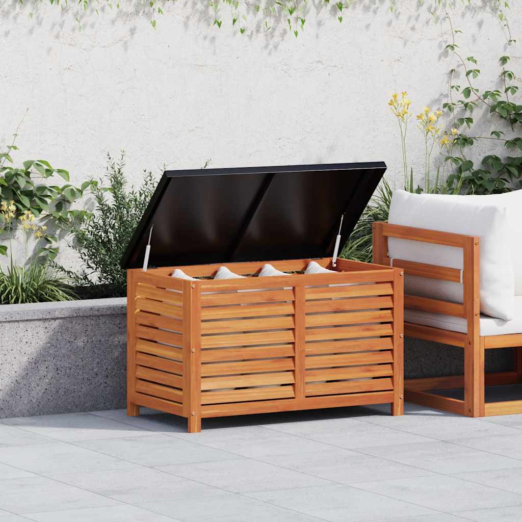 vidaXL Garden Storage Box Solid Wood Eucalyptus