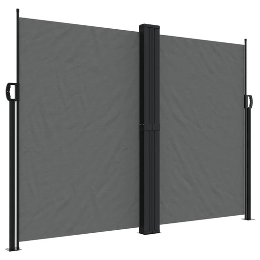 vidaXL Retractable Side Awning Anthracite 180x600 cm 2