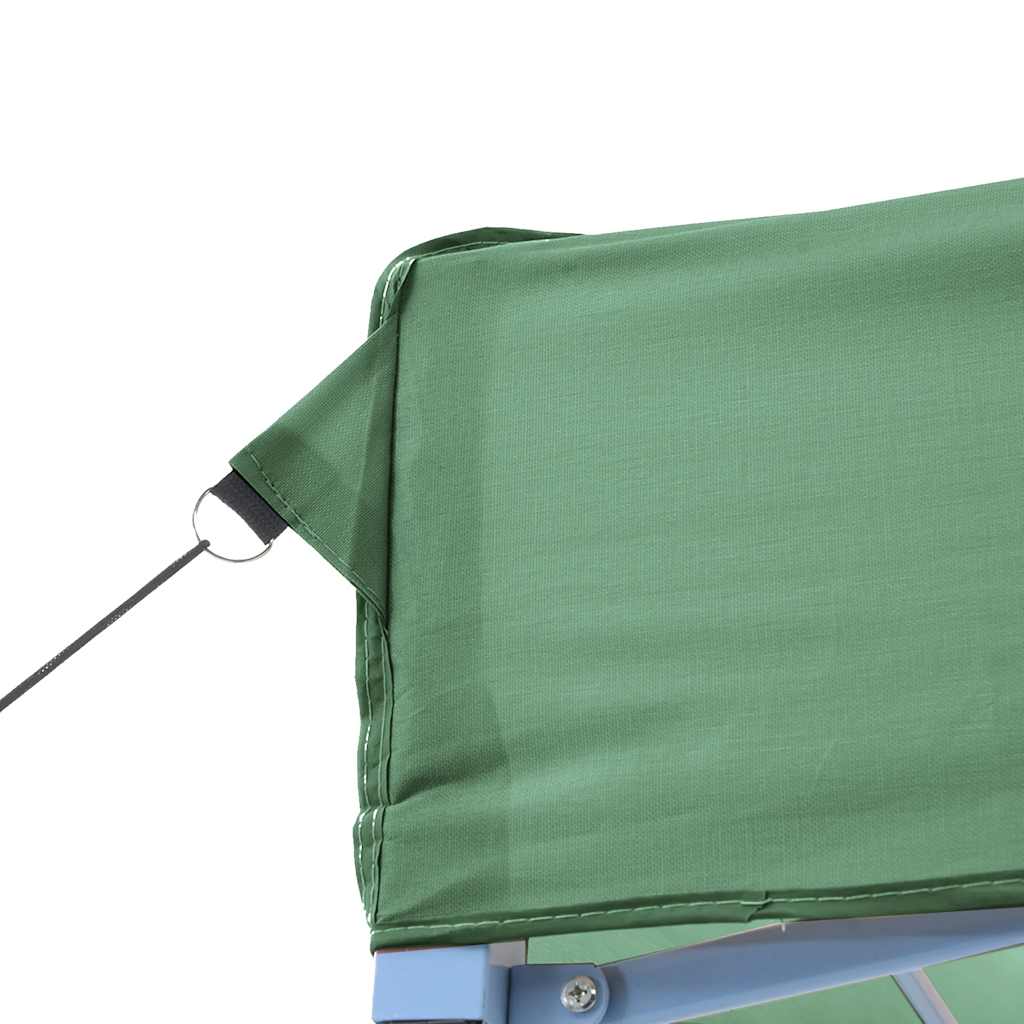 vidaXL Foldable Party Tent Pop-Up with 4 Sidewalls Green 6