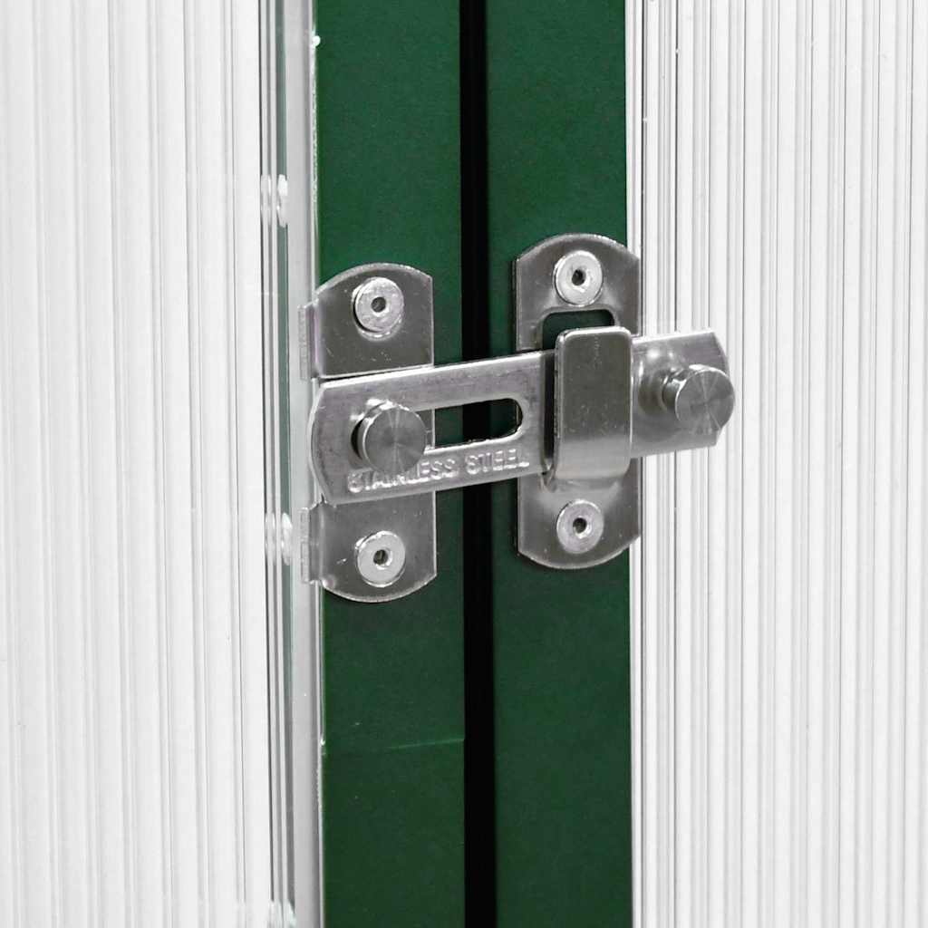 vidaXL Greenhouse with Base Frame Green 169x114x195 cm Aluminium 6