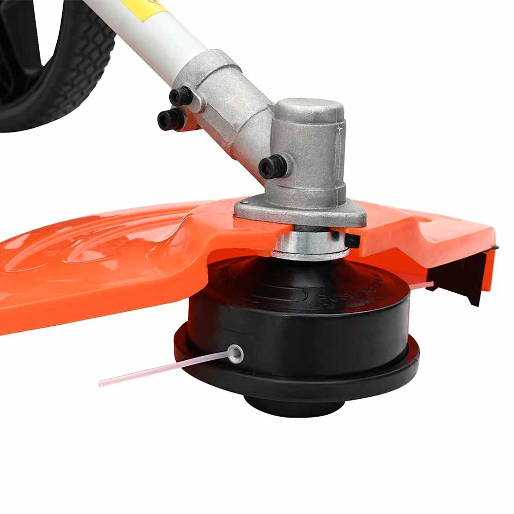 vidaXL Brush Cutter with Wheels Orange 52 cc 1,45 kW 6