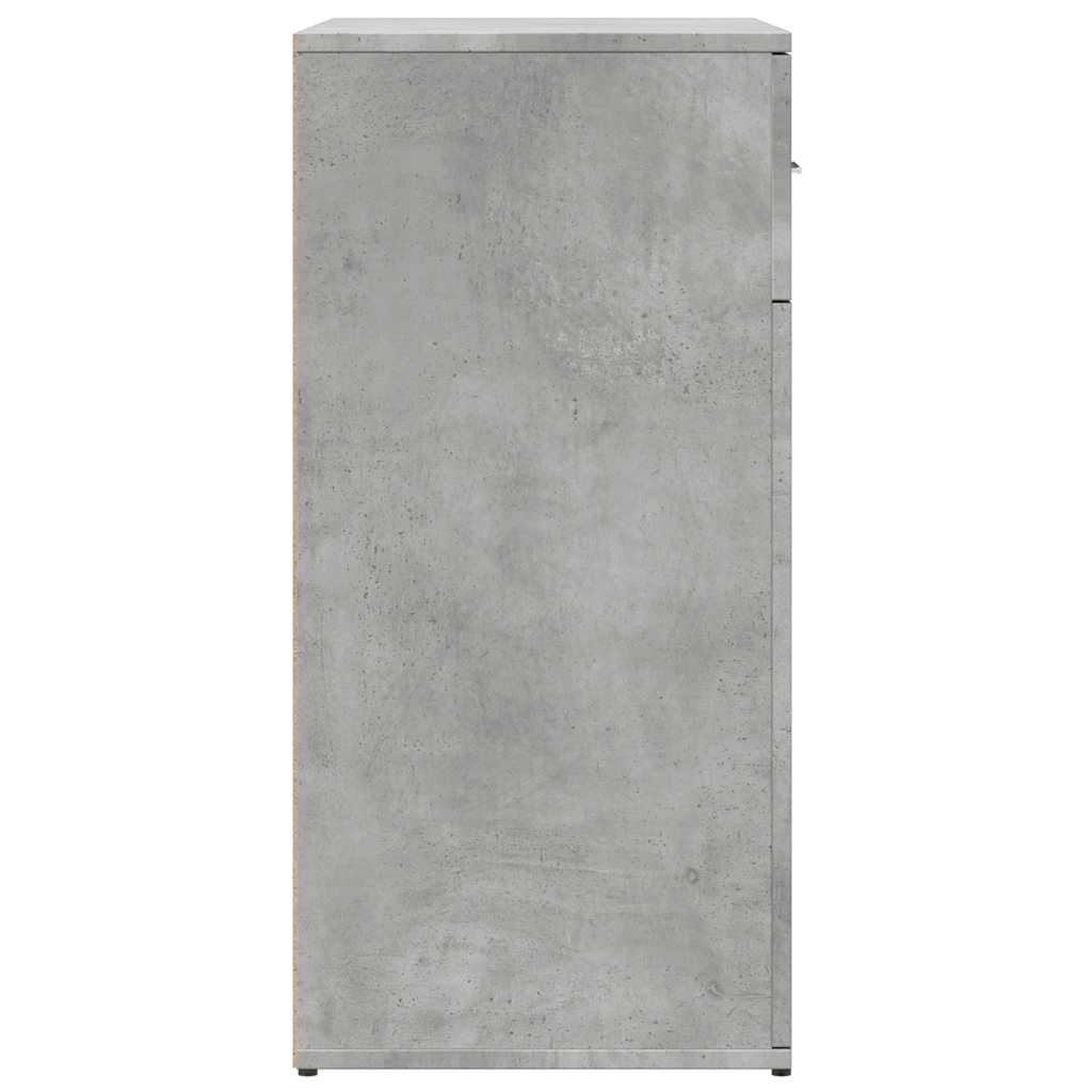 vidaXL Sideboards 2 pcs Concrete Grey 79x38x80 cm Engineered Wood 6