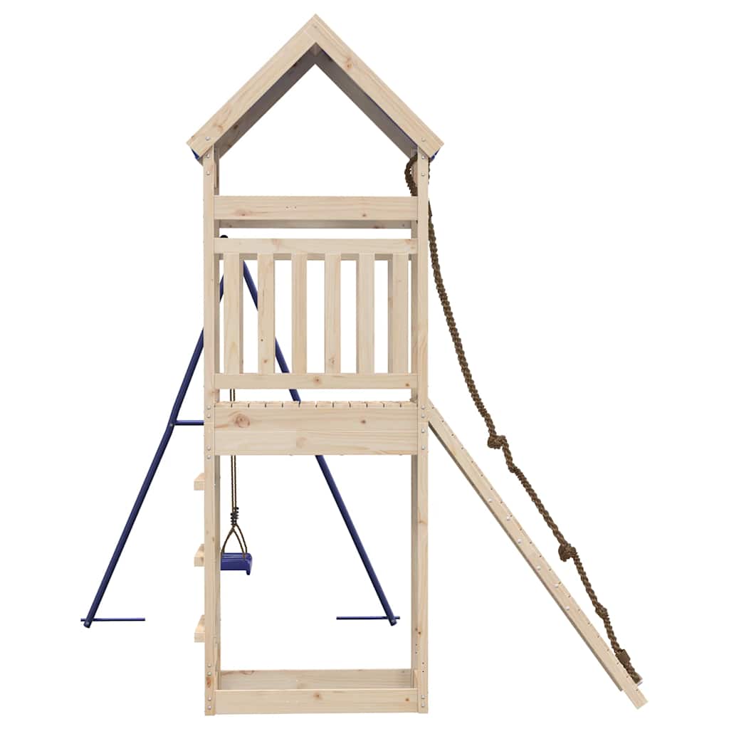 vidaXL Outdoor Playset Solid Wood Pine 6